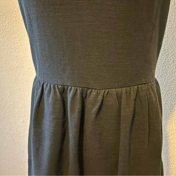 NWOT Madewell black cotton blend fit and flare shift dress size S office classic - Picture 12 of 12
